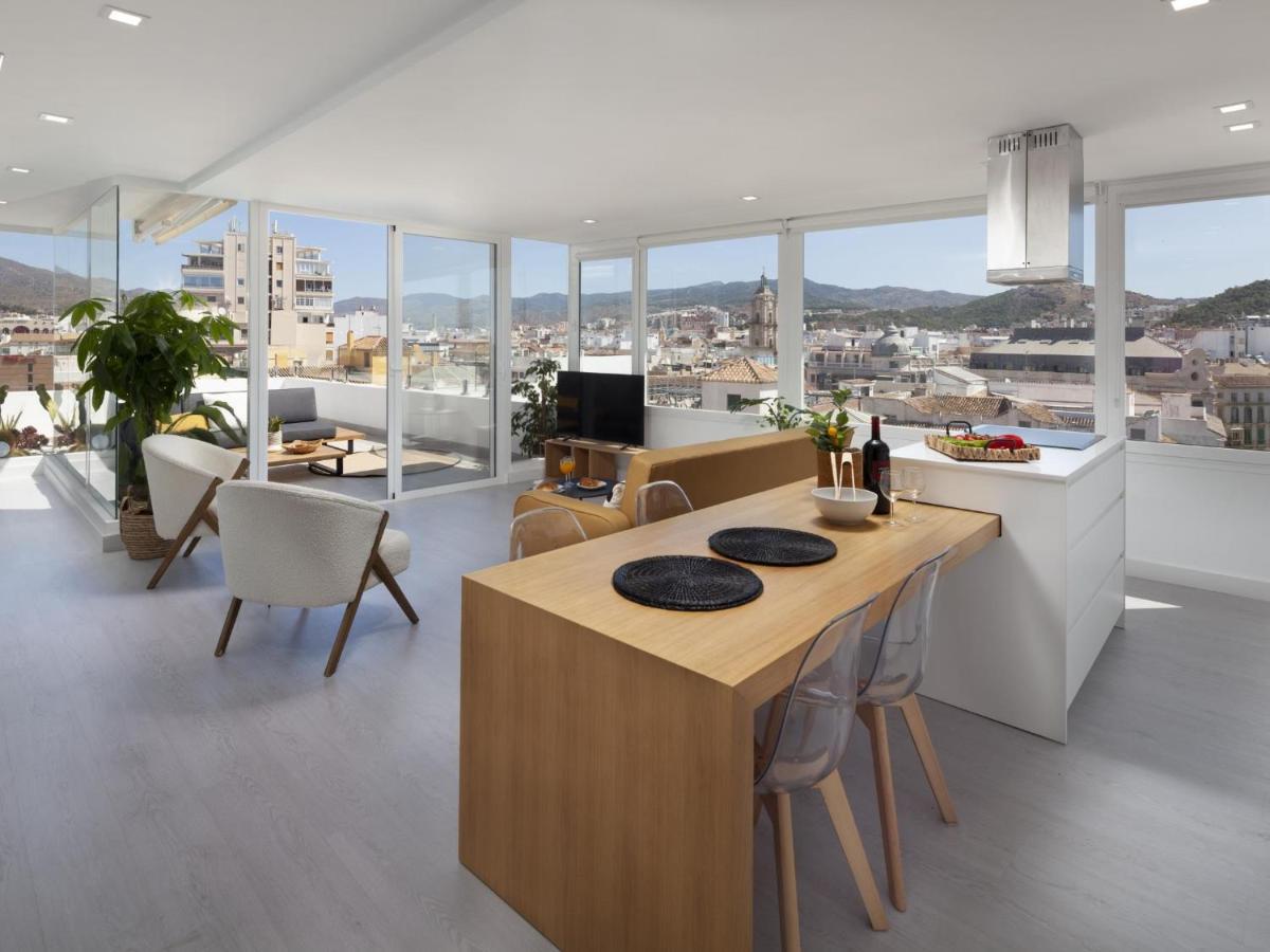 Inmalaga Penthouse Atarazanas Apartment Ngoại thất bức ảnh